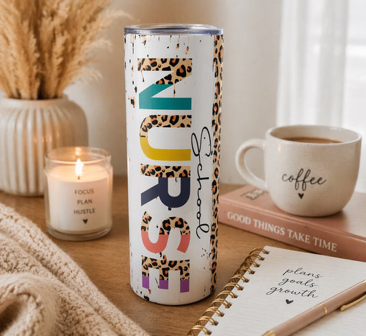 20oz School Nurse Tumbler