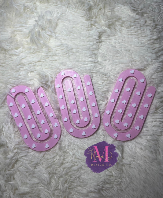 Jumbo Heart Paper Clips